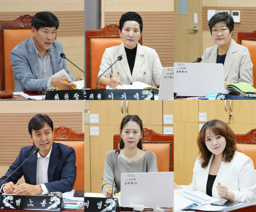 아산시의회 기획행정농업위원회, 주요업무 추진상황 보고 청취